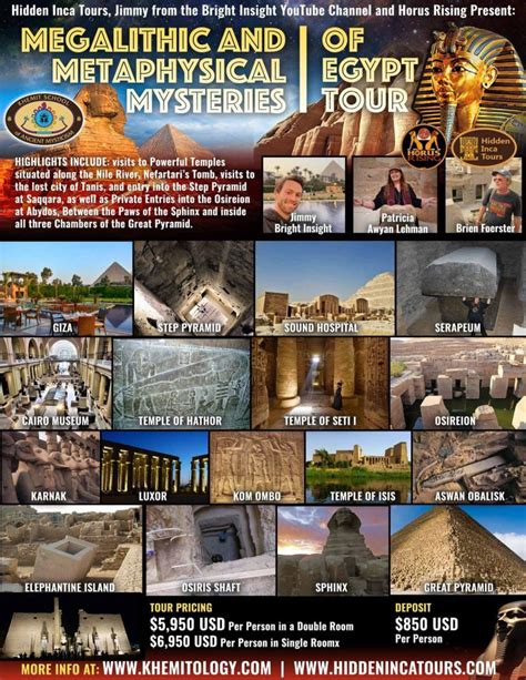 Megalithic and Metaphysical Mysteries of Egypt Tour