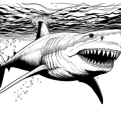 Megalodon Coloring