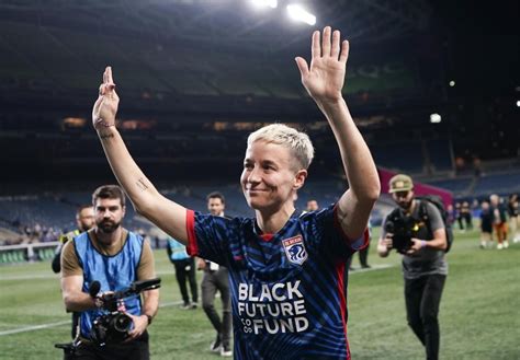 Megan Rapinoe honored by team OL Reign in front of record NWSL crowd of 34,130