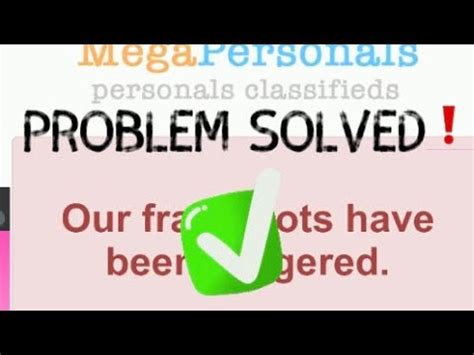 Megapersonals fraud bot. Sep 11, 2022 · Learn How to create a mega personal account. It's a new update method in Bangla. If you watch the full video, I hope your account will be successful.DISCLAIM... 