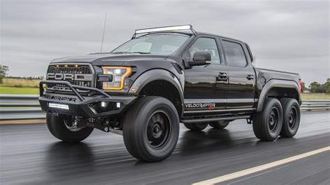 Megaraptor truck. Ford F-250 Mega Raptor Has 46-inch Tires, Takes No Prisoners. The bonkers conversion can be done on 2005 - current F-250 Super Duty trucks. The MegaRaptor sounds like something you’d find in a ... 