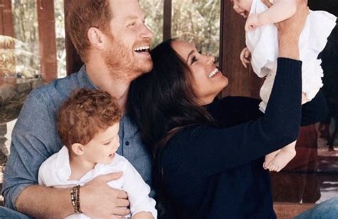 Meghan Markle and Prince Harry Share New Family Photo of