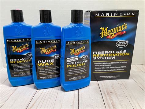 Meguiar’s Fiberglass Restoration System – Premium Marine