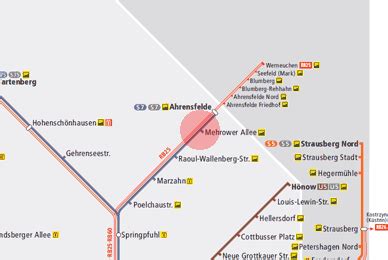 Mehrower Allee station Map - Berlin, Germany - Mapcarta