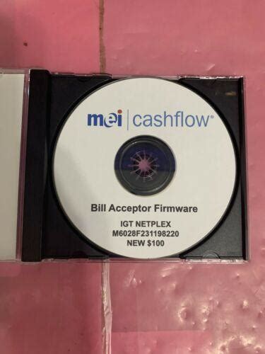 Mei cashflow firmware update.  ISO9002 certification complemented by manufacturer certification...