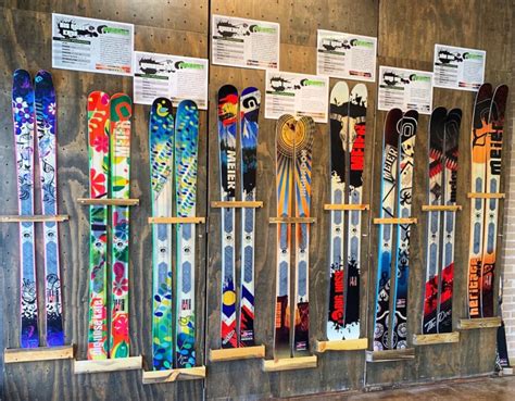 Meier skis. Colorado born Meier Skis has hooked up with fellow Natives RepYourWater to bring you the best catch of the ski season! This school now includes: Rainbow Brown Cutthroat Brookie Headwaters Trout Country Heads or Tails Whether you fish in your skiing off-season or ski in your fishing off-season (as if there is such a thing), you need a pair of Fish Sticks! 