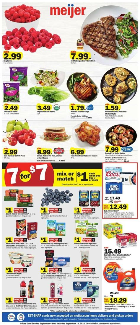 Meijer ad starting wednesday.  Here's what to know.  GRAND RAPIDS, Mich.  Your weekl...