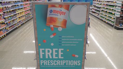 Meijer Free antibiotics, prenatal vitamins, and other medications To view a list of which medications are included visit: www.meijer.com *Not an exhaustive list. Programs and systems change often. It is important to ensure that you are using the most current information. This fact sheet was updated August 2021.