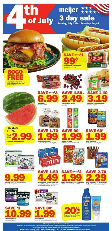 Meijer hours july 4th. Many grocery stores will be open on July 4th, but some will have limited hours. Here's what to know about stores in Greater Akron. 