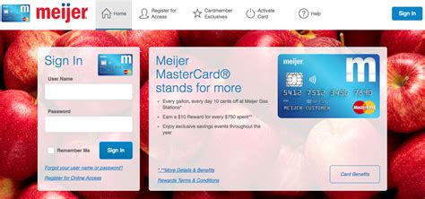 Meijer® Mastercard® - Home Current cardholders sign in to your account or use EasyPay in navigation to quickly pay your bill. Meijer® Mastercard® It's Cybersecurity Month! Are you protecting yourself? All the ways to keep yourself protected: Enroll in paperless Manage your card settings Update your contact info Manage Account. 