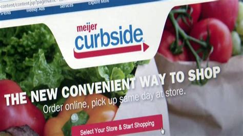 Meijer online ordering. If you need to get some, you know, 