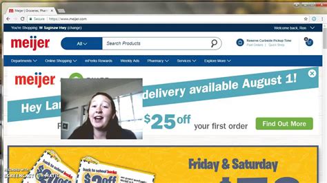 Meijer Express Delivery same-day delivery in as fast as 1 hour with Instacart. Your first delivery order is free! Start shopping online now with Instacart to get Meijer Express …. 