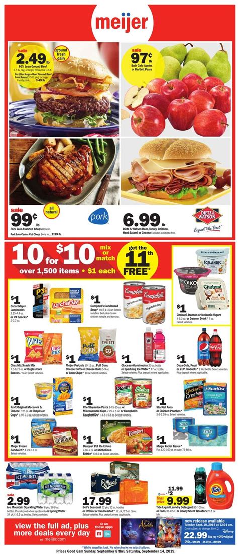 Meijer weekly ad holland mi. Feedback. Explore unbeatable grocery deals on produce, meats, electronics, seasonal products, and more! Shop Meijer's weekly sales today, both in-store and online. 