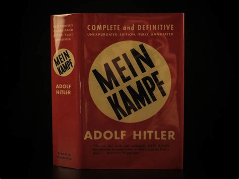  Mein Kampf. Adolf Hitler, the leader of Germany wa