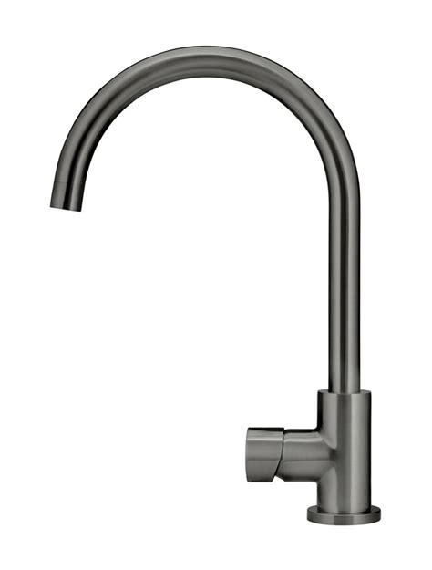 Meir Round Gooseneck Kitchen Mixer Tap Shadow MK03PN …