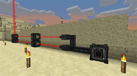 Mekanism laser. By themselves the Lasers deal pretty great damage, slaying most mobs in an instant. But for something a little tougher, like the Wither it can take a few seconds. Not bad, but it gets better. Feed the beams into a Laser Amplifier instead and you've got yourself a device capable of outputting a single lethal beam at the push of a button. 