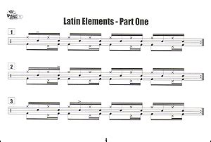 Mel bay latin elements for the drum set quick guide. - Bose 201 series iv speakers manual.