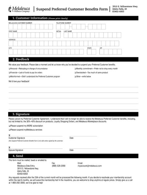 Melaleuca Cancellation Form PDF Fill Out and Sign Printable PDF