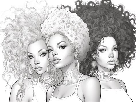 Melanin Coloring Pages