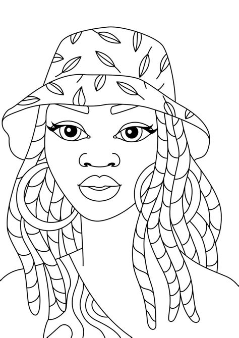 Melanin Coloring Pages Coloring Pages