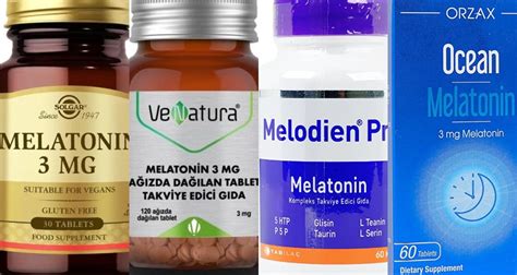 Melatonin Takviyeleri. 