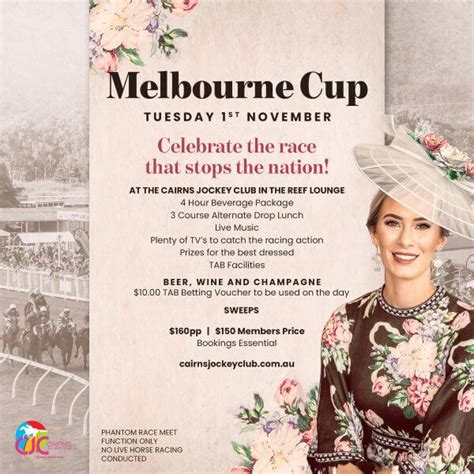 Melbourne Cup Lunches in Cairns 2024 cairnscalendar.com.au