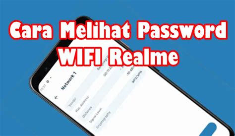 Melihat password wifi di hp realme. .  ...