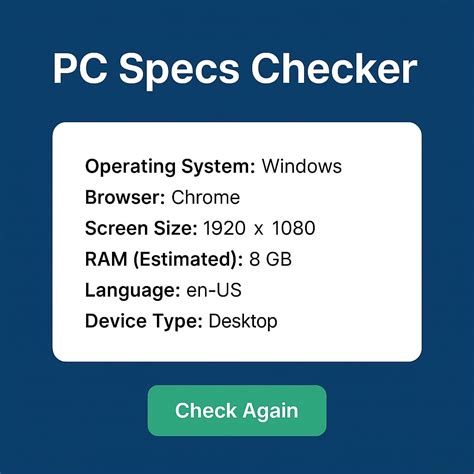 Melihat spek laptop online.  Use this free online tool to check your computer specs like...