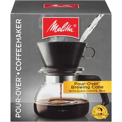 Melitta 6-Cup Pour-Over Coffeemaker Glass Carafe