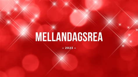 Mellandagsrea 2023