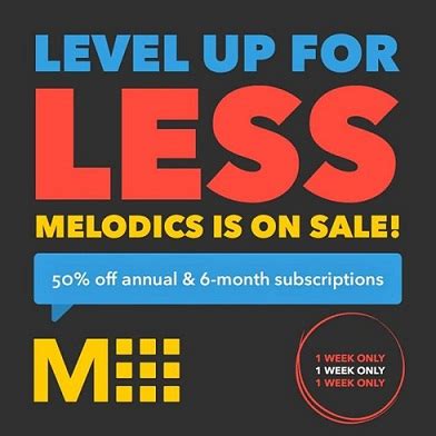 Melodics Promo Codes & Discount Codes - 60% OFF In