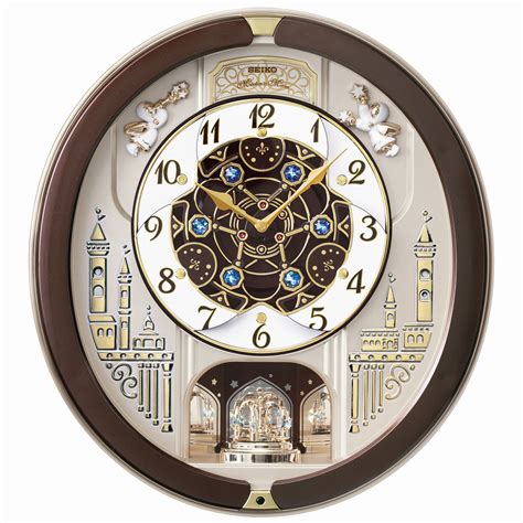 Melodies In Motion Wall Clock Wall Clock, Golden French Horns. 3.9 out of 5 stars. 32. $304.00 $ 304. 00. FREE delivery Tue, Mar 19 . Only 7 left in stock - order soon. SEIKO. 12 Inch Black Framed Luminous Numbered Wall Clock. 4.0 out of 5 stars. 288. ... seiko musical wall clocks. 