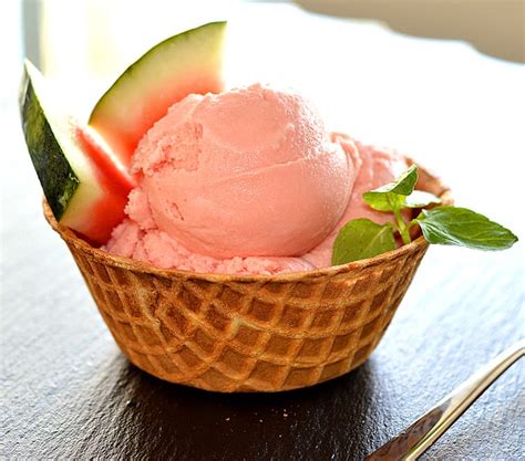 Melon ice cream. How to make watermelon ice cream. Put the fresh watermelon cubes into the freezer for 2-3 hours or overnight. Place the diced watermelon and sweet condensed milk in a blender or electric mixer and ... 