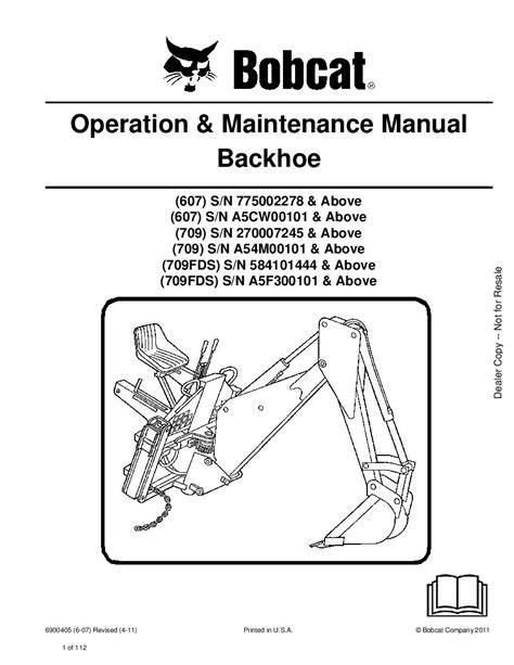 Melroe bobcat 709 backhoe operator manual. - Merck veterinary manual 9th edition free download.