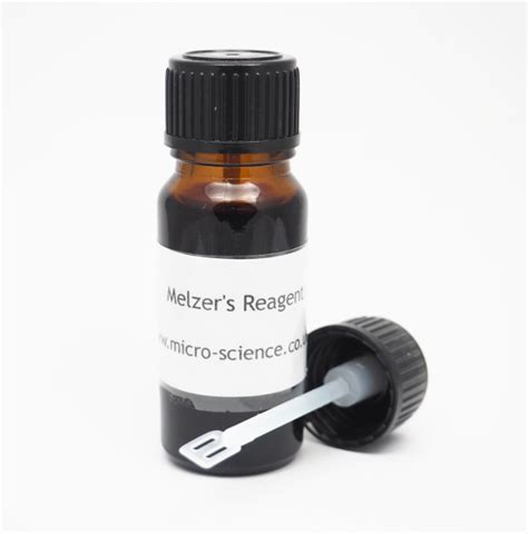 Melzer's reagent. staining fungus parts to identify them. Melzer's solution; Statements. instance of. chemical reagents. 0 references. named after. Václav Melzer. 0 .... 