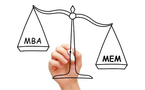 vs MBA. There is been always a battle between MBA and MEM, making a choice between them is always a tough task but career goals define the whole objective to make a decision. Choosing between an MBA and Masters in Engineering Management all depends on the career goal priority and bachelor’s background as well.