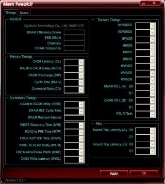 MemTweakIt Download - Mem TweakIt is a handy utility that will …