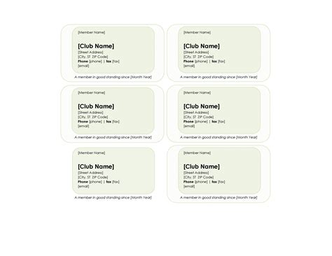 Membership Card Template 25+ Free Sample, Example Format Download