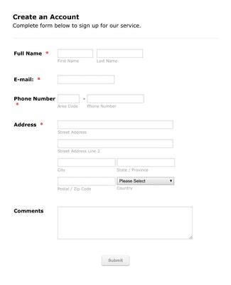 Membership Forms Form Templates JotForm