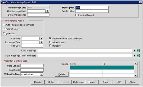 Membership Types - Oracle