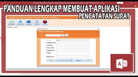 Membuat Aplikasi Surat Keluar Dengan Access - BELAJAR