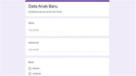 Membuat Google Form Di Google Classroom ROMCLAS