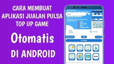 Membuat aplikasi isi pulsa android 【Pembaruan】