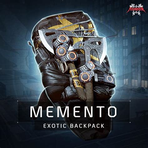 Memento backpack. What is Memento Backpack and why you need to buy this Division 2 Exotic Backpack farm boost carry. Memento Backpack is a new exotic armor piece arrived with new The Division 2 Warlords of New York expansion in Title Update 11 and is a reward for reaching Season Pass Level 90 in Season 3 or can be farmed as a targeted loot from PVE activities or DZ. ... 