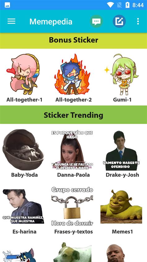 Memepedia Stickers APK Download for Android 