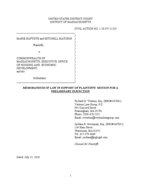 Memo re Preliminary Injunction final 7 15 20 pdf