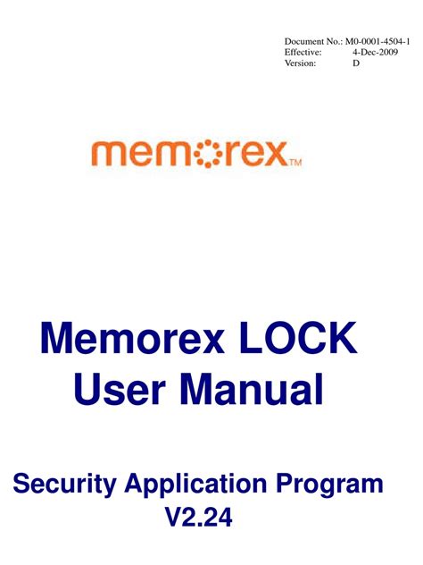 Memorex lock manual en espaa ol. - Sketchup 3 0 user manual free.