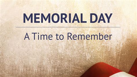 Memorial Day: A time to remember