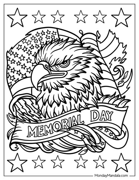 Memorial Day Coloring Shee