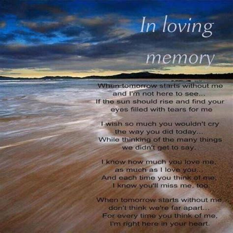 Memorial Poems and Verses for Loved Ones New for …